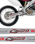Honda swing arm graphics CR125 CR250 2003 2004 2005 2006 2007