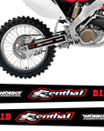 Honda swing arm graphics CR125 CR250 2003 2004 2005 2006 2007