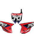 Honda 'WIDE OPEN' Series Number Plate Graphics