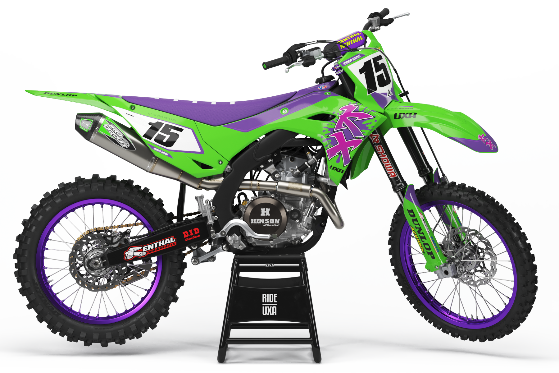 Kawasaki Graphic Kit | RETRO Graphic Kit | RIDE UXA