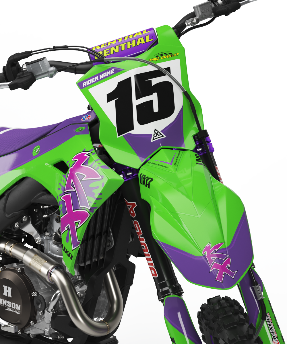 Kawasaki Graphic Kit | RETRO Graphic Kit | RIDE UXA