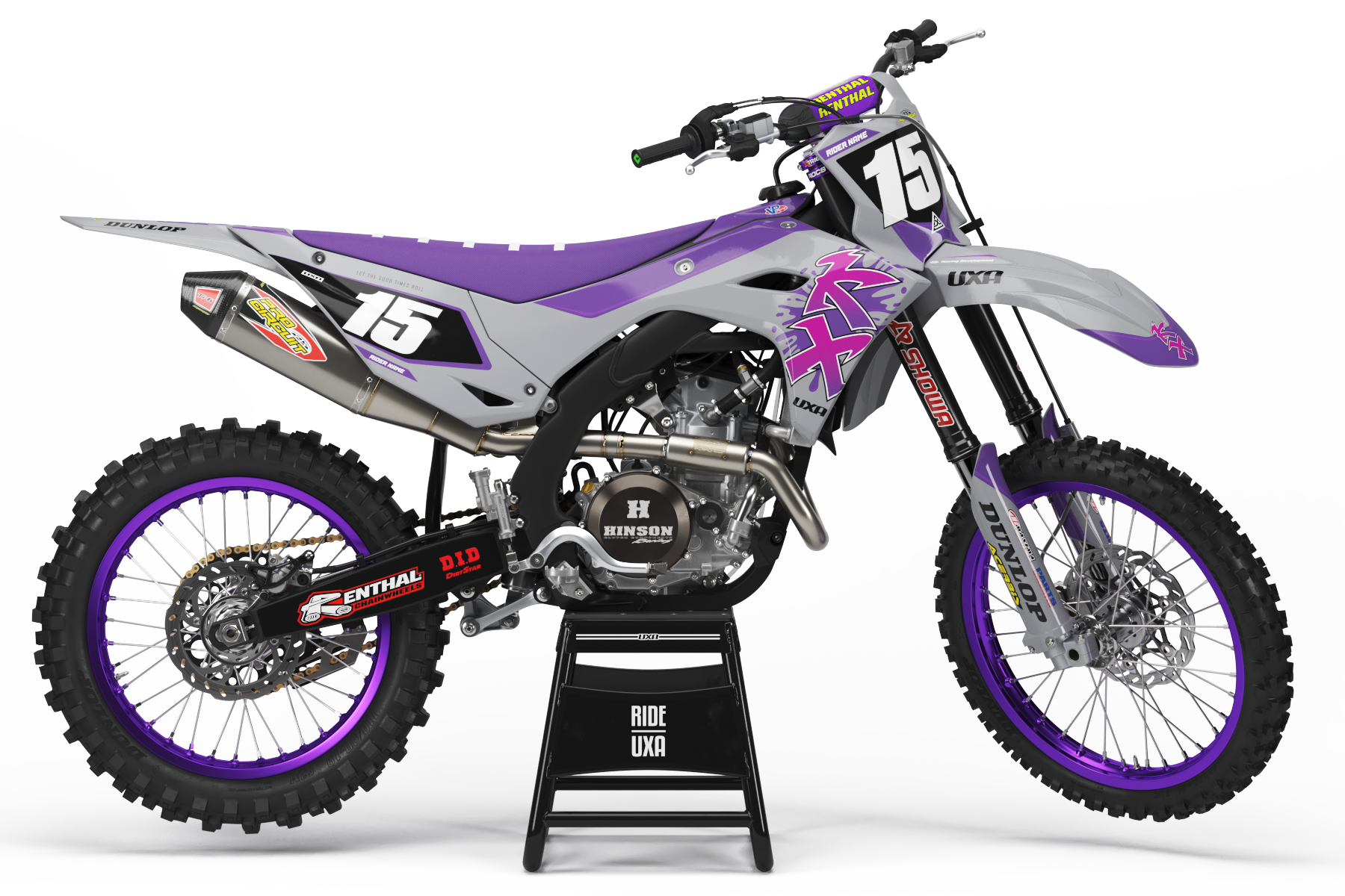 Kawasaki Graphic Kit | RETRO Graphic Kit | RIDE UXA