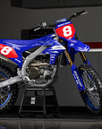 Yamaha 'TECH 1' Blue Graphics Kit