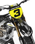 Yamaha 'TECH 1' Black Graphics Kit