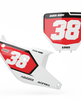 Husqvarna 'TEAM' Series Number Plate Graphics