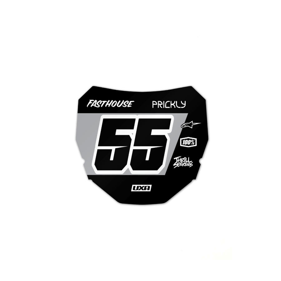 E-Ride Pro Customizable Number Plate Graphic
