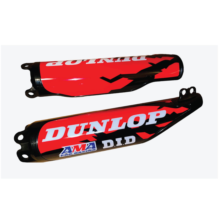 Honda Fork Guards with Graphics Installed CR125R 250R CRF250R CRF450R 2004-2017