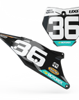 KTM 'PREMIUM BLACK' Series Number Plate Graphics