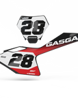 GASGAS 'DECON' Series Number Plate Graphics
