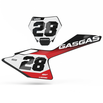 GASGAS 'DECON' Series Number Plate Graphics