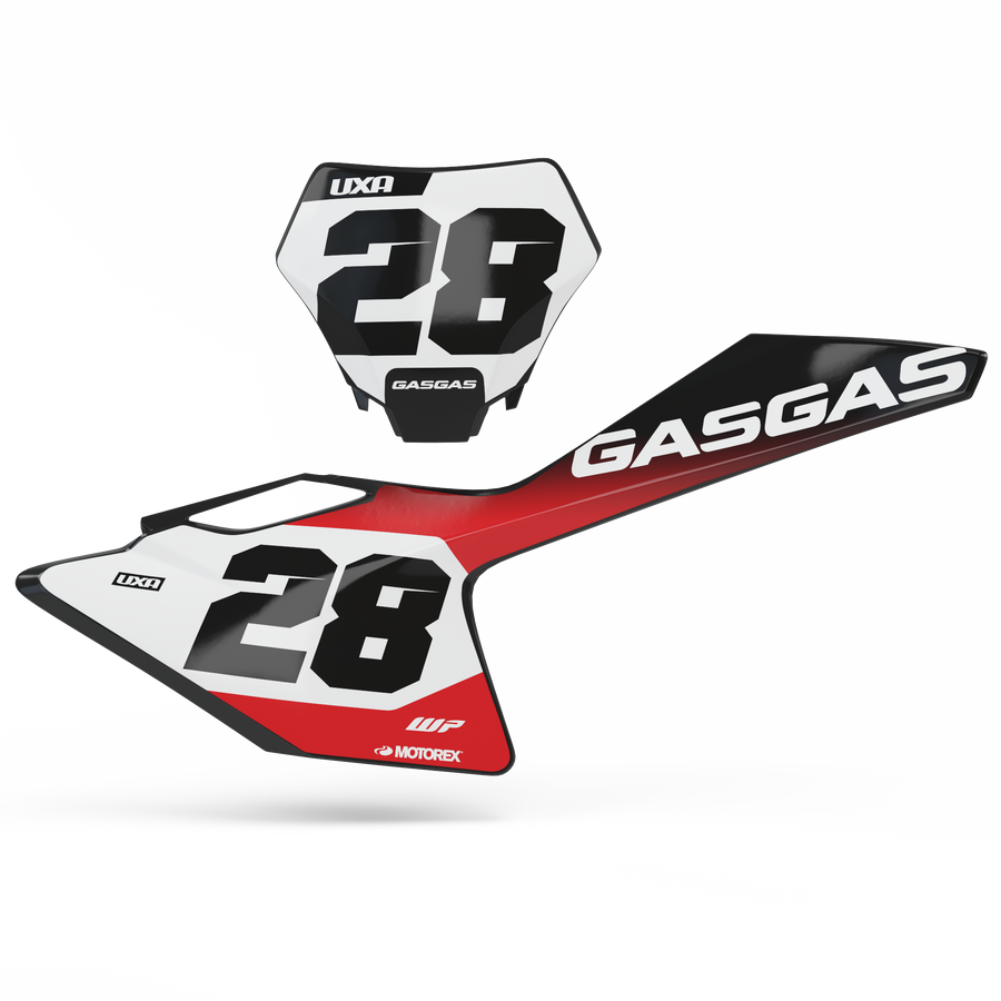 GASGAS 'DECON' Series Number Plate Graphics