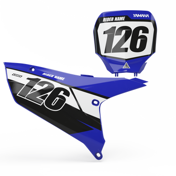 Yamaha 'SPLIT' Series Number Plate Graphics