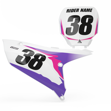 Yamaha 'RETRO' Series Number Plate Graphics