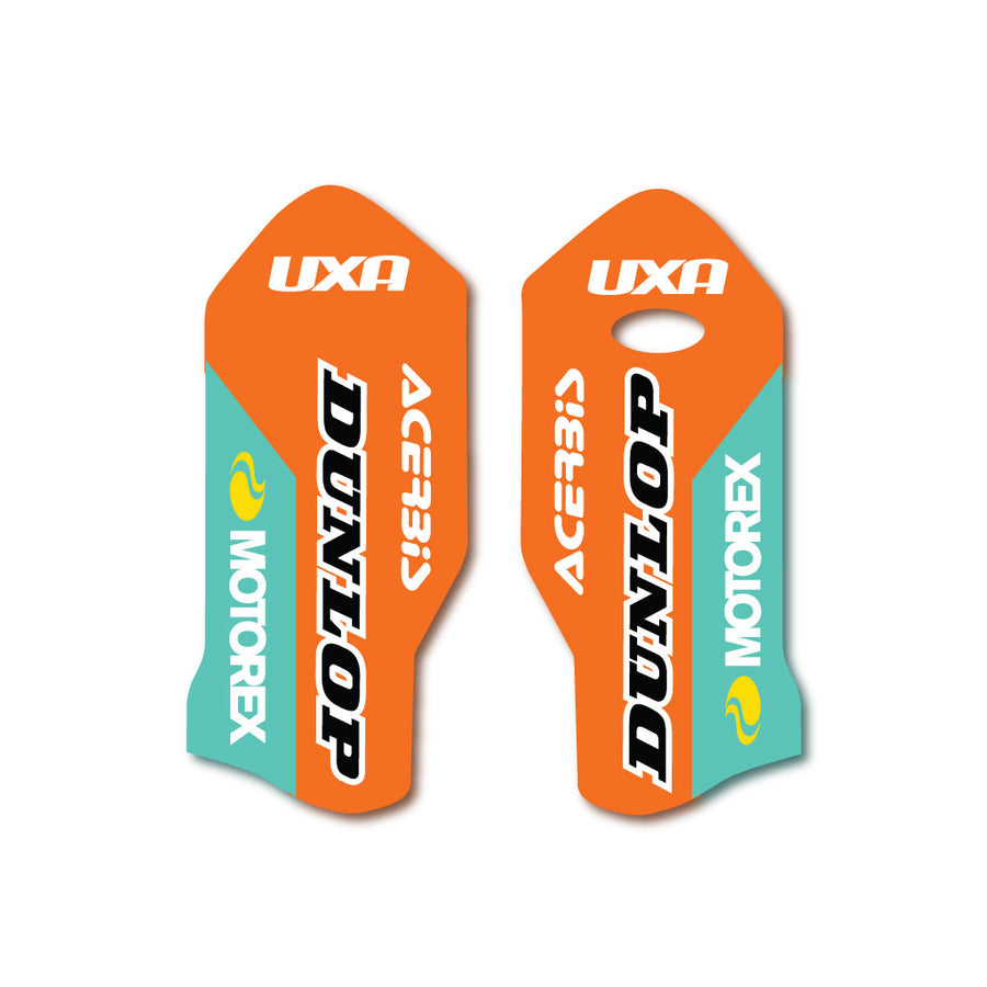 KTM - Fork Guard Graphics Org/Seafoam