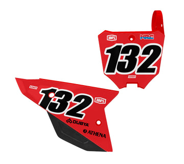 Honda Customizable Solid Series Number Plate Graphics