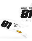 Yamaha Customizable Solid Series Number Plate Graphics
