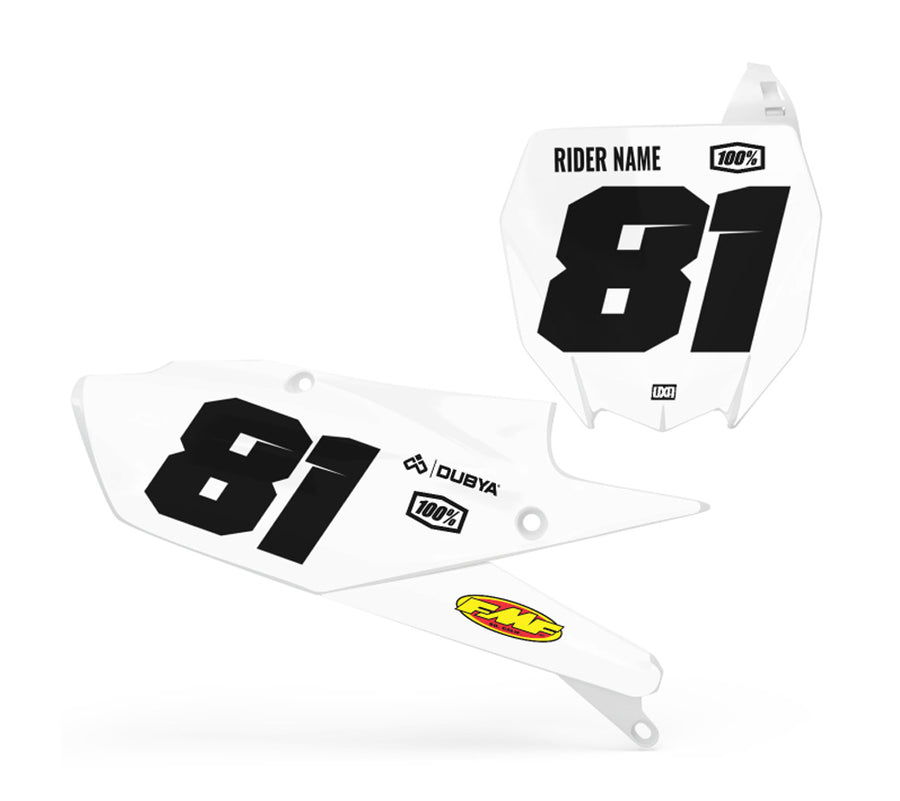 Yamaha Customizable Solid Series Number Plate Graphics