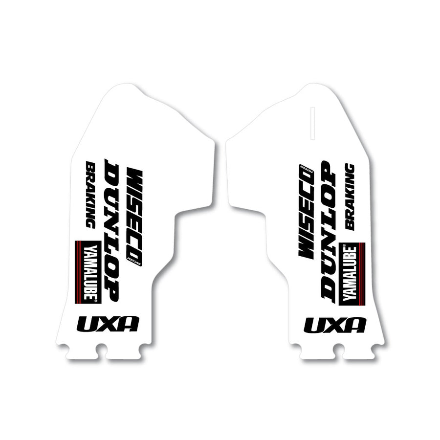 Yamaha - Fork Guard Graphics White