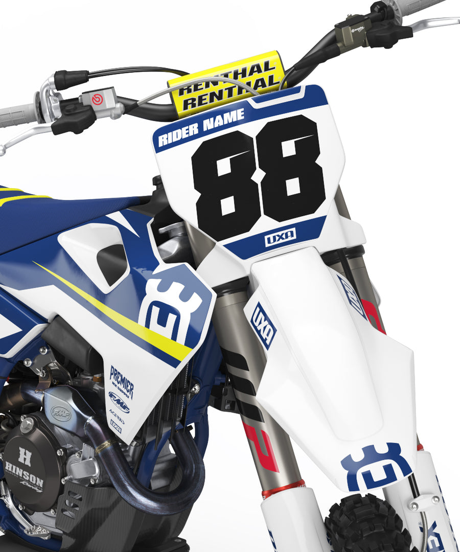 Husqvarna 'STEADFAST' Navy/Yellow Graphic Kit