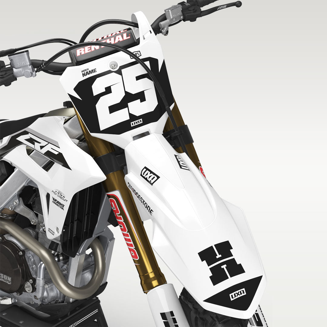 White Graphics Kit Honda White Graphic Kit | Strike Graphic Kit | RIDE UXA