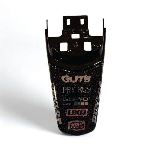 UXA Surron 'X1' Rear Fender with graphic installed