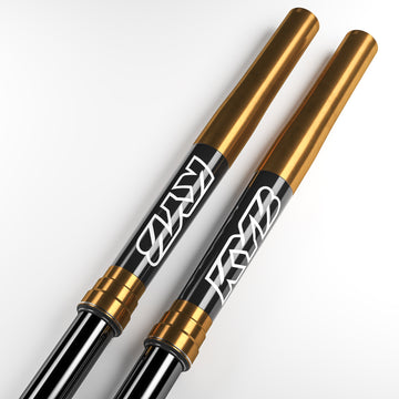 KYB Black-White Fork Graphic Set