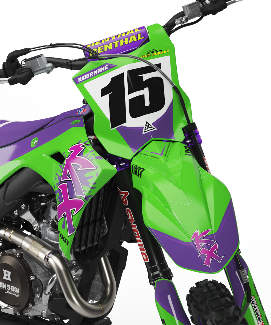 Kawasaki Graphic Kit | RETRO Graphic Kit | RIDE UXA Kawasaki Graphic Kit | RETRO Graphic Kit | RIDE UXA