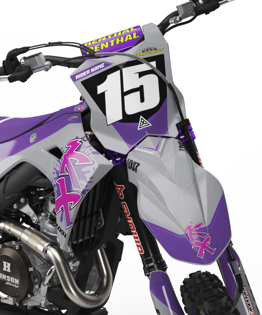 Kawasaki 'GREY RETRO' Graphic Kit