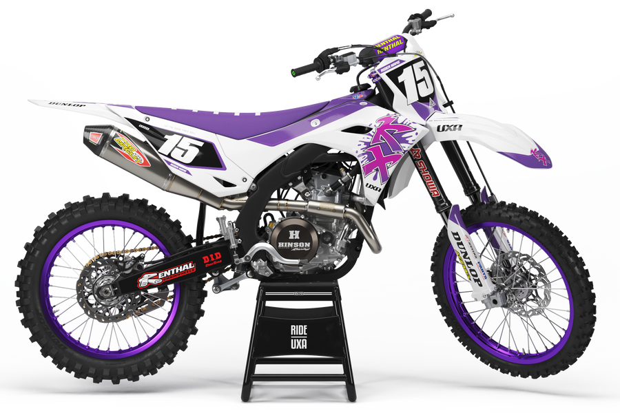 Kawasaki 'WHITE RETRO' Graphic Kit