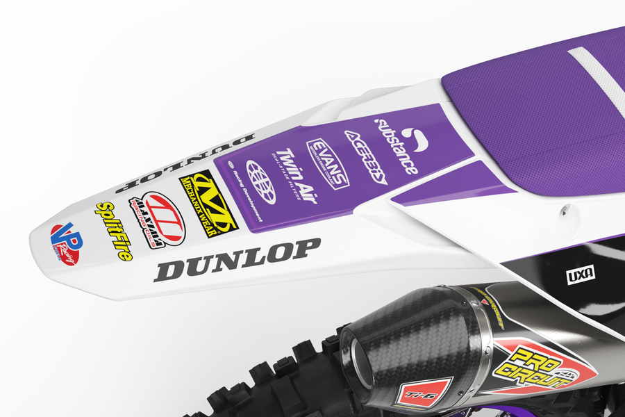 Kawasaki 'WHITE RETRO' Graphic Kit