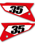 Honda Side Plate Graphics | Number Plate Graphics | RIDE UXA