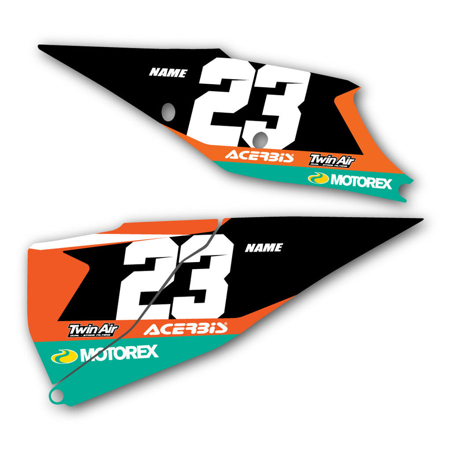 KTM - Side Number Plate Graphics