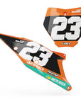 KTM 'PILOT' Series Number Plate Graphics