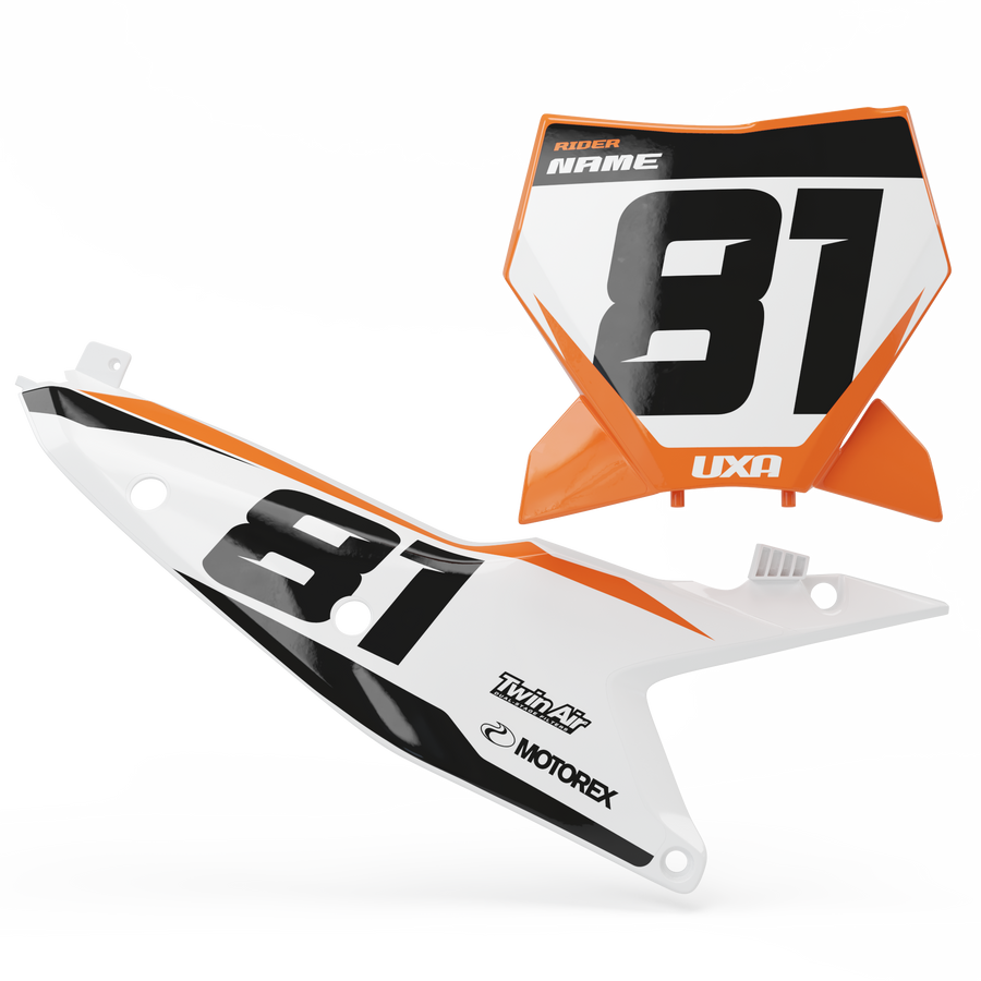 KTM 'EDGE' Series Number Plate Graphics